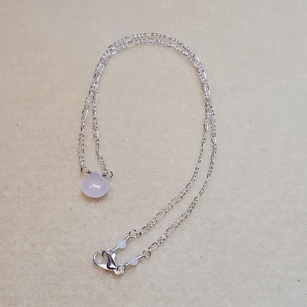 Rose quartz necklace